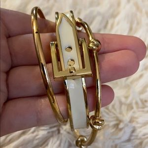 Preppy gold bracelet set